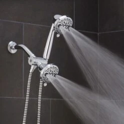 Oxygenics PowerMassage Chrome 35-Spray Dual Shower Head 2-GPM (7.6-LPM) -Pro House Shop 010147883688xl 1800x1800