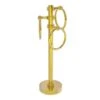 Allied Brass Polished Brass Freestanding Towel Rack