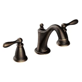 Moen Caldwell Mediterranean Bronze 2-Handle Widespread WaterSense Bathroom Sink Faucet With Drain 3 Moen Caldwell Mediterranean Bronze 2-Handle Widespread WaterSense Bathroom Sink Faucet With Drain