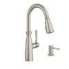 DeWALT Moen Surie Spot Resist Stainless 1-Handle Deck Mount Pull-Down Handle/Lever Commercial/Residential Kitchen Faucet (Deck Plate Included) -Pro House Shop 026508290613 1800x1800