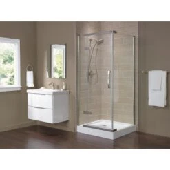 Delta Lahara Stainless 1-handle Single Hole/4-in Centerset WaterSense Bathroom Sink Faucet With Drain -Pro House Shop 034449594615 08683708 1800x1800