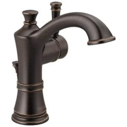 Delta Valdosta Venetian Bronze 1-handle Single Hole/4-in Centerset WaterSense Bathroom Sink Faucet With Drain -Pro House Shop 034449826105xl 1800x1800