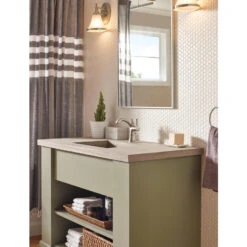 Delta Valdosta Venetian Bronze 1-handle Single Hole/4-in Centerset WaterSense Bathroom Sink Faucet With Drain -Pro House Shop 034449826112 05427273 1800x1800