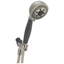 Delta Universal Showering Components Brushed Nickel 5-Spray Handheld Shower 1.75-GPM (6.6-LPM) -Pro House Shop 034449859516xl 1800x1800