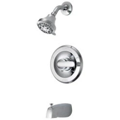 Delta Chrome 1-Handle Bathtub And Shower Faucet With Valve 13 Delta Chrome 1-Handle Bathtub And Shower Faucet With Valve -Pro House Shop 034449873772xl 1800x1800
