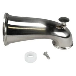 Danco Chrome Bathtub Spout With Diverter -Pro House Shop 037155016556 09960723 1800x1800