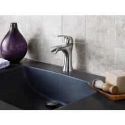 Pfister Jaida Brushed Nickel 1-handle Single Hole/4-in Centerset WaterSense Bathroom Sink Faucet With Drain -Pro House Shop 038877604090 07800022 1800x1800