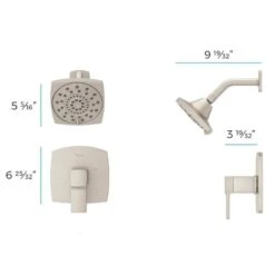 Pfister Pfister Deckard Bath Matte Black 1-Handle Shower Faucet -Pro House Shop 038877633571 14938016 1800x1800