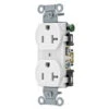 Hubbell White 20-Amp Duplex Residential/Commercial (10-Pack) Outlet 1 Hubbell White 20-Amp Duplex Residential/Commercial (10-Pack) Outlet -Pro House Shop 050169504772 1800x1800