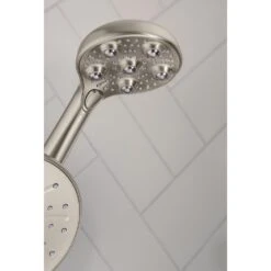 HydroRoller Massage 3-Spray 7.5 In. Dual Handheld Shower Head With Body Spray In Spot Resist Brushed Nickel -Pro House Shop 0561bcdec873e9b4c27a91dcbe9674b2 1800x1800
