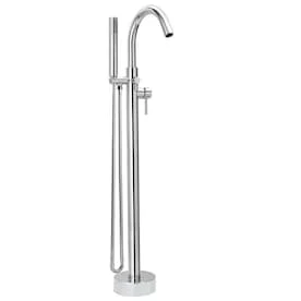 Valspar Keeney Delphi Polished Chrome 1-Handle Residential Freestanding Bathtub Faucet With Hand Shower 3 Valspar Keeney Delphi Polished Chrome 1-Handle Residential Freestanding Bathtub Faucet With Hand Shower