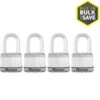 Master Lock 4-Pack 2-in Steel Keyed Padlock