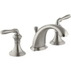 KOHLER Devonshire Vibrant Brushed Nickel 2-handle Widespread WaterSense Bathroom Sink Faucet With Drain -Pro House Shop 087206793141xl 1800x1800
