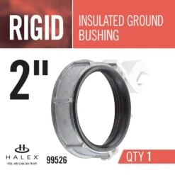 2 In. Rigid Insulated Metallic Grounding Bushing -Pro House Shop 092c73c3b2dcc4c665094a71ece35025 1800x1800