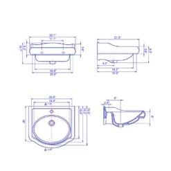 Nameeks 1837 Wall Mounted Bathroom Sink In White -Pro House Shop 23c24e8d2a13b364c65c24b842f12d17 1800x1800