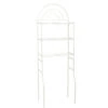 Zenna Home® 24"W X 68"H White Over-the-Toilet Storage Shelves -Pro House Shop 2501W hammer 1800x1800