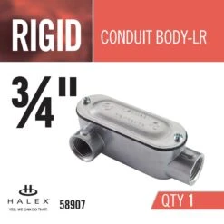 3/4 In. Rigid Type-LR Threaded Conduit Body -Pro House Shop 27d6098070762c04afac4a67cd262569 1800x1800