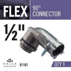 1/2 In. 90-Degree Flexible Metal Conduit (FMC) Connector -Pro House Shop 291dc7f9332210e5c494665b6e49c285 1800x1800