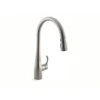 Simplice Single-Handle Pull-Down Sprayer Kitchen Faucet With DockNetik And Sweep Spray In Vibrant Stainless