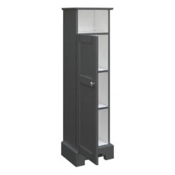 MagickWoods Windsor 13"W X 10"D X 47"H Graphite Gray Linen Cabinet -Pro House Shop 30325 lovrev mw 1800x1800