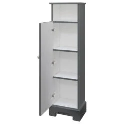 MagickWoods Windsor 13"W X 10"D X 47"H Graphite Gray Linen Cabinet -Pro House Shop 30325 rovrev mw 1800x1800