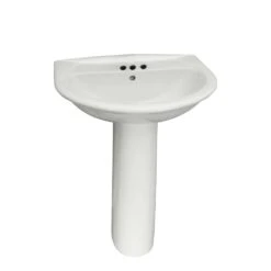 Barclay Products Karla 24 In. Pedestal Combo Bathroom Sink With 1 Faucet Hole In White 13 Barclay Products Karla 24 In. Pedestal Combo Bathroom Sink With 1 Faucet Hole In White -Pro House Shop 36e3109962aa1fe629d239996444282b 1800x1800