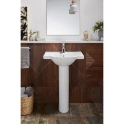 KOHLER Veer Vitreous China Pedestal In White -Pro House Shop 397664a973aa301e9d035ce4b3698e75 1800x1800