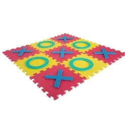 Hey! Play! Multi-Colored 36 In. X 36 In. X 0.325 In. Giant Interlocking Foam Square Tic-Tac-Toe Game -Pro House Shop 4455fbbd87802e398d8310ddb89c6909 1800x1800
