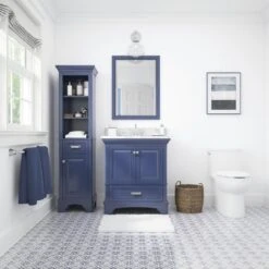 Foremost® Williamson 18"W X 67-1/2"H Aegean Blue Linen Cabinet 17 Foremost® Williamson 18"W X 67-1/2"H Aegean Blue Linen Cabinet -Pro House Shop 4838037 4839202 4838041 RS 1800x1800