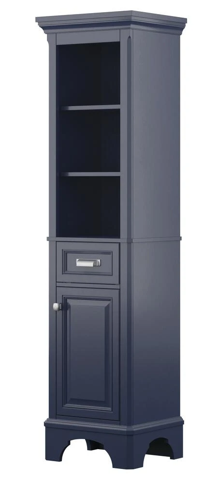 Foremost® Williamson 18"W X 67-1/2"H Aegean Blue Linen Cabinet 8 Foremost® Williamson 18"W X 67-1/2"H Aegean Blue Linen Cabinet - Image 6