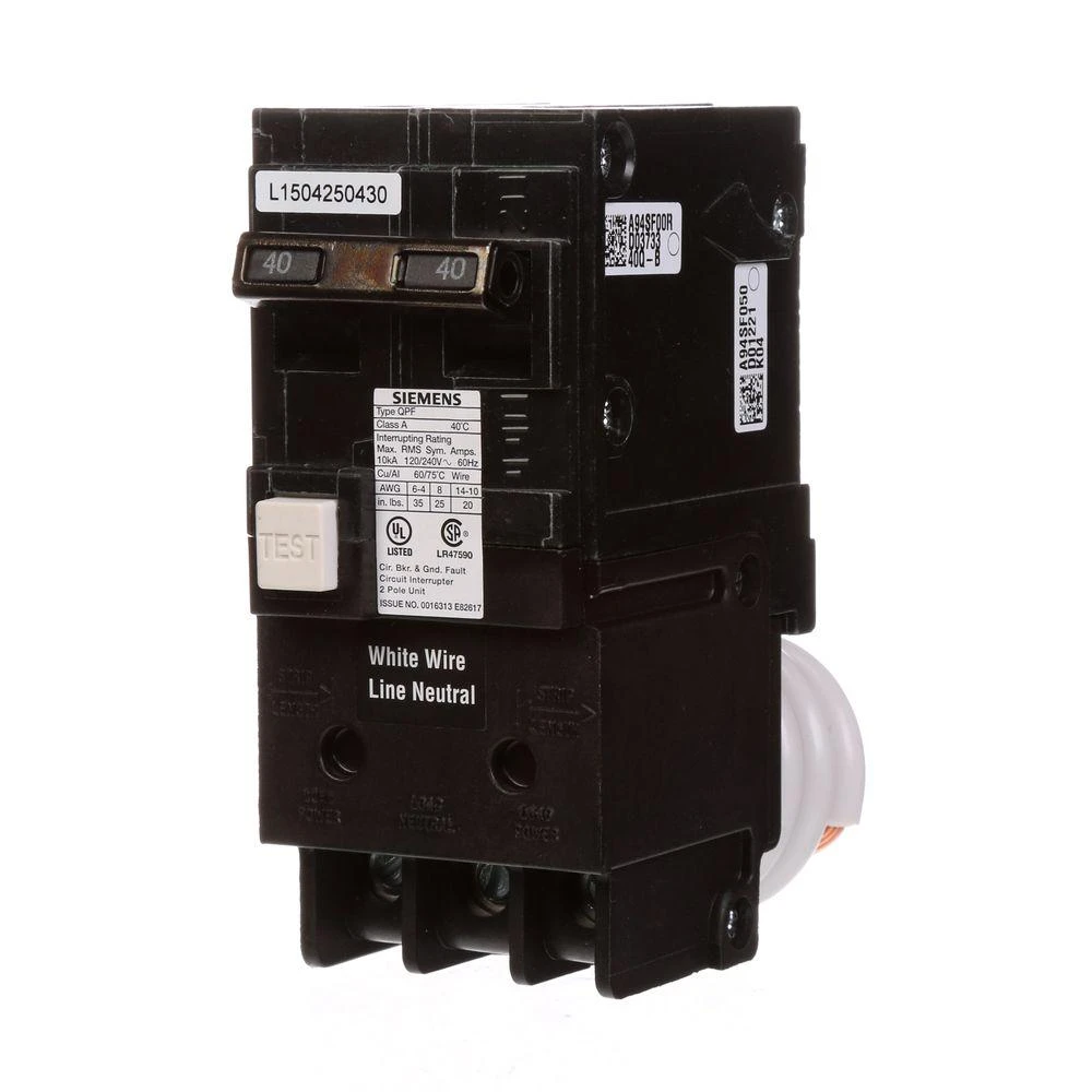 50 Amp Double Pole Type QPF GFCI Circuit Breaker 7 50 Amp Double Pole Type QPF GFCI Circuit Breaker - Image 5