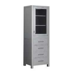 Avanity Modero 24"W X 20"D X 71"H Chilled Gray Linen Cabinet -Pro House Shop 5 11 21 MODERO LT24 CG 1 fce9205f 6df0 4cc2 be7a 3afa58ff19eb 1800x1800