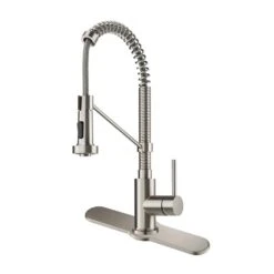 Bolden Single Handle Pull Down Sprayer Kitchen Faucet With Deck Plate In Spot Free Stainless Steel 29 Bolden Single Handle Pull Down Sprayer Kitchen Faucet With Deck Plate In Spot Free Stainless Steel -Pro House Shop 5202e118d46bd2079524c9d5e9fea34d 1800x1800