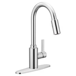 Genta Single-Handle Pull-Down Sprayer Kitchen Faucet With Reflex In Chrome -Pro House Shop 5497ed7aa06e790426702d4094d6314f 1800x1800