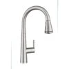 Edgewater Single-Handle Pull-Down Sprayer Kitchen Faucet With SelctFlo In Stainless Steel