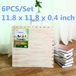 Jeobest Foam Floor Play Mat - Foam Mat Floor Tile - Playmat Foam Interlocking Puzzle Floor Mat - 6PCS Wood Soft EVA Foam Play Mat Kids Puzzle Floor Foam Mat (white Wood Grain) 11.8 X 11.8 Inch) MZ -Pro House Shop 5fa779ea 4183 446f a9d0 9abbfabf083d 1.91569e1c18200ba8373f29efc40ca42a 1800x1800