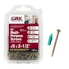 GRK #9 X 2-1/2-in Yellow Polymer-Countersinking Interior/Exterior Wood Screws (100-Count) -Pro House Shop 628611031017 1800x1800