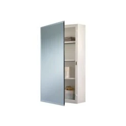 Jensen Topsider 16-in X 26-in Rectangle Surface Mirrored Medicine Cabinet