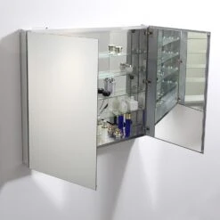 39.50 In. W X 36 In. H X 5 In. D Frameless Recessed Or Surface-Mount Bathroom Medicine Cabinet -Pro House Shop 670d8b27f02aec774d1bc91fcd48969a 1800x1800