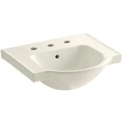 KOHLER Veer 21 In. Vitreous China Pedestal Sink Basin In White With Overflow Drain -Pro House Shop 67a369a8864b91129365d96e6dbb324c 1800x1800