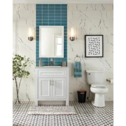 Jeffrey Court Caribbean Water Blue 3 In. X 6 In. Glossy Glass Wall Tile (1 Sq. Ft. / Pack) -Pro House Shop 688139801c656a032e6cfec35175e7bc 1800x1800