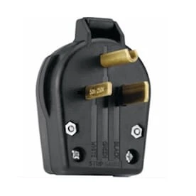 Utilitech 50-Amp-Volt Black 3-Wire Plug 3 Utilitech 50-Amp-Volt Black 3-Wire Plug