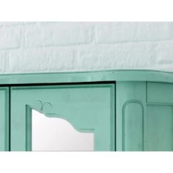 23.82 In. W X 22.28 In. H Framed Rectangular Beveled Edge Bathroom Vanity Mirror In Blue 10 23.82 In. W X 22.28 In. H Framed Rectangular Beveled Edge Bathroom Vanity Mirror In Blue -Pro House Shop 6a9d35b49aa645c50ed1d421dcae36cd 1800x1800