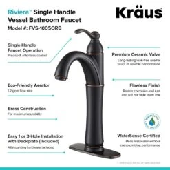 KRAUS Illusion Glass Vessel Sink In Brown With Riviera Faucet In Oil Rubbed Bronze -Pro House Shop 6d4e876feebd98c6d0d9be134d34b0c1 1800x1800