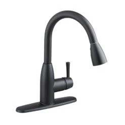 Fairbury Single-Handle Pull-Down Sprayer Kitchen Faucet In Stainless Steel -Pro House Shop 718a01703a9b43a7f81a482c9607f6b0 1800x1800