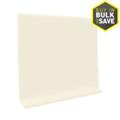 Flexco 4-in W X 4-ft L Baby's Breath Thermoplastic Rubber Wall Base -Pro House Shop 719381014284xl 1800x1800