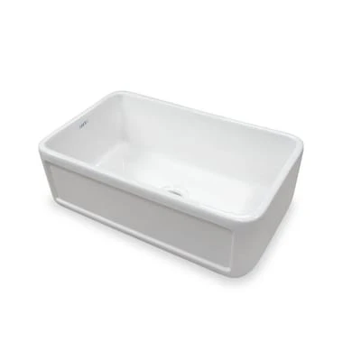 Bante Duo 31-in X 18.8-in White Single Bowl Undermount Apron Front/Farmhouse Residential Kitchen Sink 3 Bante Duo 31-in X 18.8-in White Single Bowl Undermount Apron Front/Farmhouse Residential Kitchen Sink