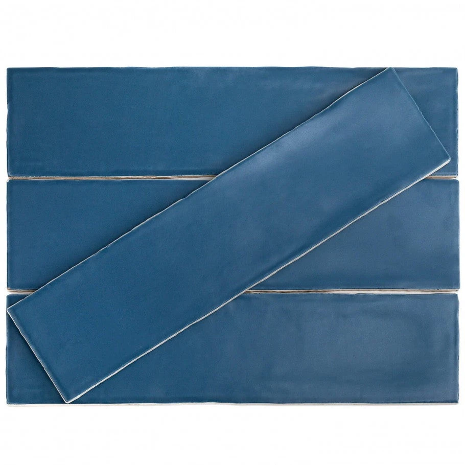 Bond Tile Baton Rouge Blue 3 In. X 12 In. Matte Ceramic Subway Wall Tile (22 Pieces 5.38 Sq. Ft. / Box) 5 Bond Tile Baton Rouge Blue 3 In. X 12 In. Matte Ceramic Subway Wall Tile (22 Pieces 5.38 Sq. Ft. / Box) - Image 3