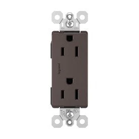 Legrand Radiant Dark Bronze 15-Amp Decorator Tamper Resistant Residential Outlet 3 Legrand Radiant Dark Bronze 15-Amp Decorator Tamper Resistant Residential Outlet