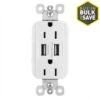 Legrand Radiant White 15-Amp Decorator Tamper Resistant Residential Usb Outlet -Pro House Shop 785007038828 1800x1800